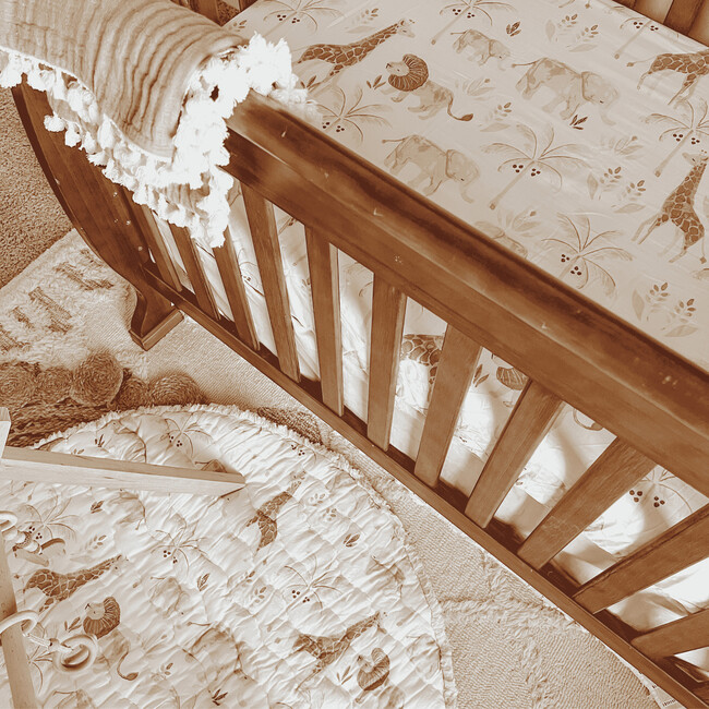 Kendi Fitted Crib Sheet (Safari Animal) - Crib Sheets - 6