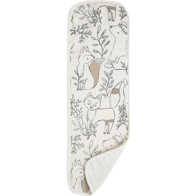Ezra 3-pc. Newborn Burp Cloth Set (Woodland Animal) - Burp Cloths - 3