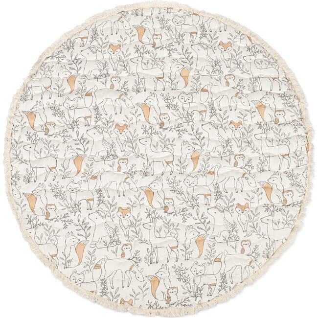 Ezra Quilted Baby Play Mat (Woodland Animal) - Playmats - 3