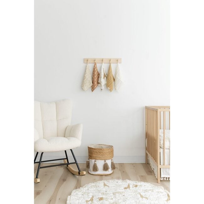 Kendi 5-pc. Cotton Baby Washcloth Set (Safari Animal) - Washcloths & Hand Towels - 7