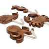 Cove 4-pc. Coastal Wooden Nursery Wall Hooks - Wall Décor - 2 - thumbnail