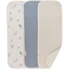 Cove 3-pc. Newborn Burp Cloth Set (Sea Life) - Burp Cloths - 1 - thumbnail