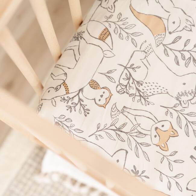 Ezra Fitted Woodland Animal Crib Sheets - Crib Sheets - 7