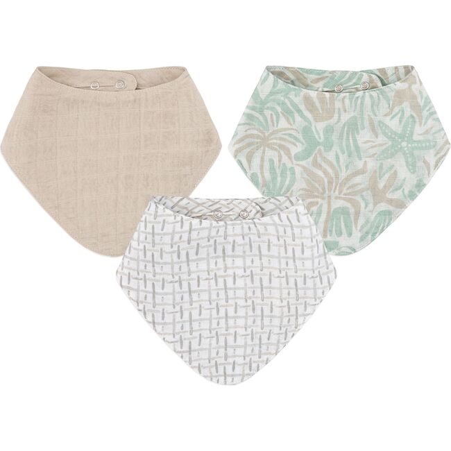 Cove 3-pc. Muslin Baby Bib Set (Beach Life)