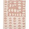 Cotton Jacquard Neutral Baby Blanket (Copper Moon Phase) - Blankets - 1 - thumbnail