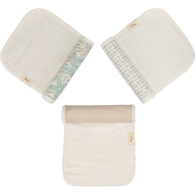 Cove 3-pc. Newborn Burp Cloth Set (Beach Life)