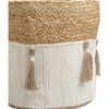 Cotton + Jute Boho Storage Bin - Storage Baskets - 2