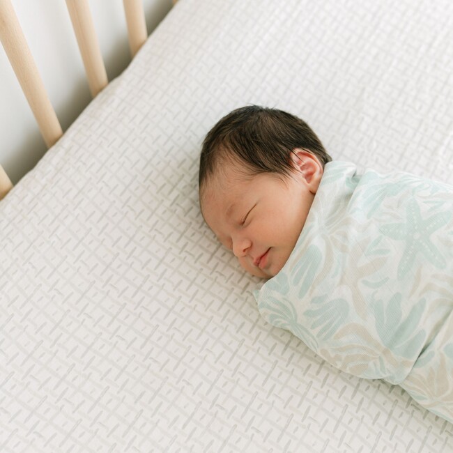Cove Fitted Crib Sheet (Hashtag) - Crib Sheets - 4