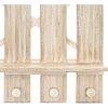 Charlie Farmhouse Wooden Fence Nursery Wall Decor Shelf - Blankets - 2 - thumbnail