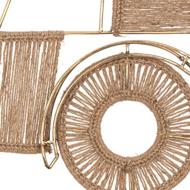 Charlie Farmhouse Tractor Jute Nursery Wall Decor