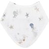Cove 3-pc. Muslin Baby Bib Set (Sea Life) - Bibs - 4 - thumbnail