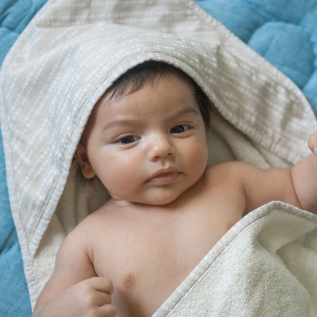 Cove Baby Hooded Towel (Dot) - Towels - 6