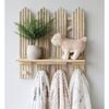 Charlie Farmhouse Wooden Fence Nursery Wall Decor Shelf - Blankets - 3 - thumbnail