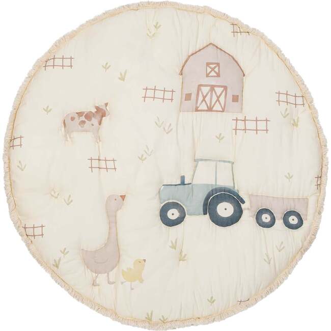 Charlie Farmhouse Quilted Baby Play Mat - Playmats - 3