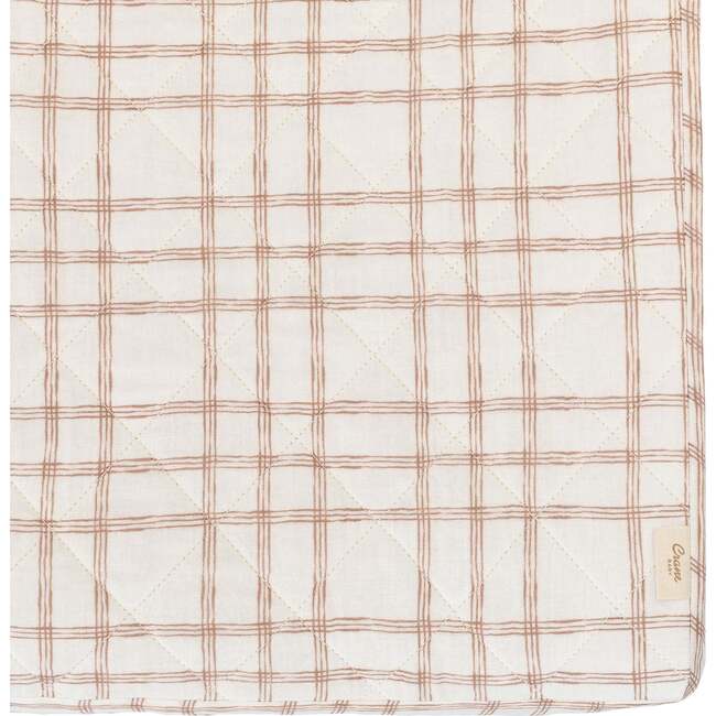 Charlie Farmhouse Quilted Changing Pad Cover for Nursery