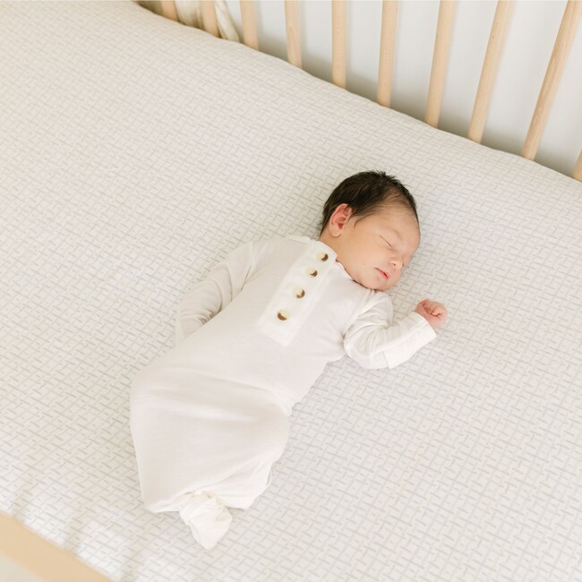 Cove Fitted Crib Sheet (Hashtag) - Crib Sheets - 5