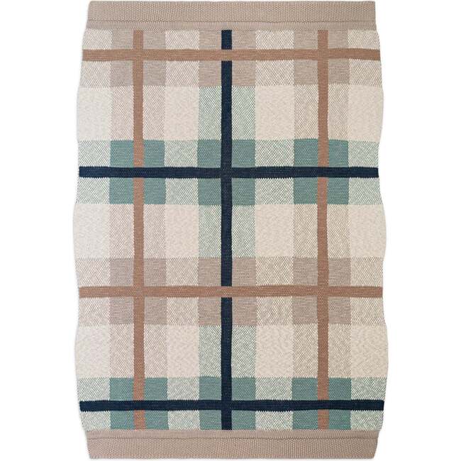 Charlie Farmhouse Knitted Plaid Baby Blanket