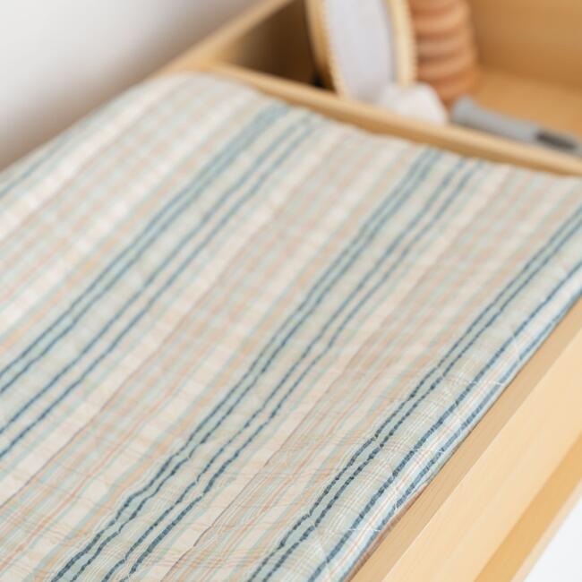 Charlie Farmhouse Quilted Plaid Changing Pad Cover - Changing Pads - 3
