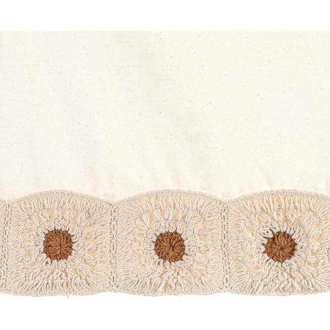 Charlie Farmhouse Crochet Baby Crib Skirt