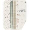 Charlie 3-pc. Farmhouse Tractor Newborn Baby Burp Cloth Set - Burp Cloths - 1 - thumbnail