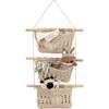 Charlie Farmhouse 3-Tier Toy Hanging Wall Storage Organizer - Storage Baskets - 1 - thumbnail