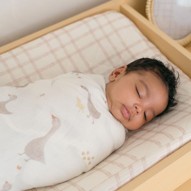 Charlie Farmhouse Quilted Changing Pad Cover for Nursery - Changing Pads - 4