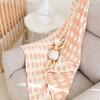 Cotton Jacquard Neutral Baby Blanket (Copper Moon Phase) - Blankets - 6