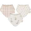 Charlie 3-pc. Farmhouse Goose Baby Bib Set - Bibs - 1 - thumbnail
