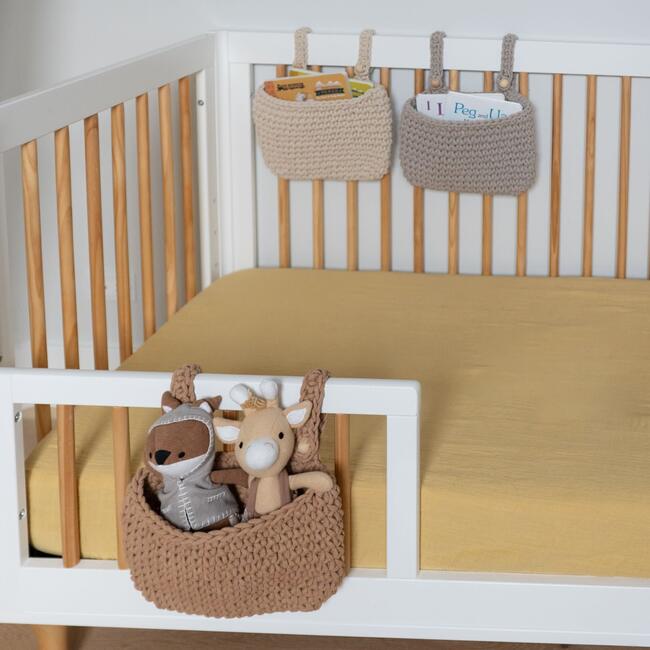 Charlie Farmhouse Hanging Nursery Storage Bin Trio - Storage Baskets - 4