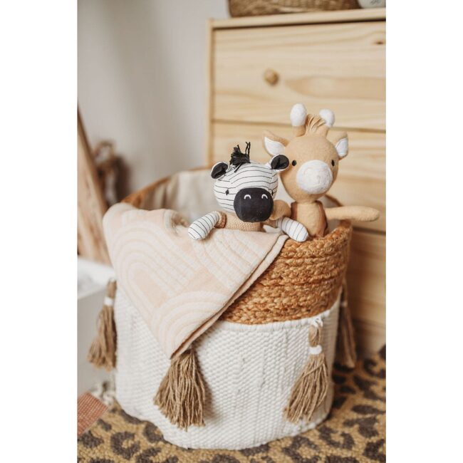 Cotton + Jute Boho Storage Bin - Storage Baskets - 7