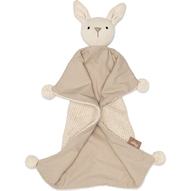 Avery Organic Cotton Baby Lovey Blanket (Ollie The Bunny)