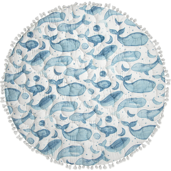 Caspian Quilted Baby Play Mat (Whale) - Playmats - 3