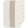 Avery 3-pc. Organic Cotton Newborn Burp Cloth Set (Bunny) - Burp Cloths - 1 - thumbnail