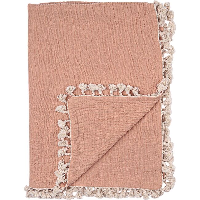 6-Layer Muslin Cotton Baby Blanket (Copper)