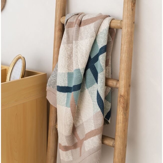 Charlie Farmhouse Knitted Plaid Baby Blanket - Blankets - 7