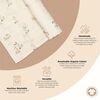 Avery Organic Cotton Bunny Single Swaddle - Swaddles - 3
