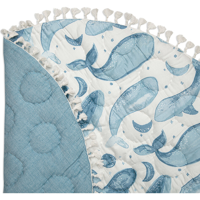 Caspian Quilted Baby Play Mat (Whale) - Playmats - 5