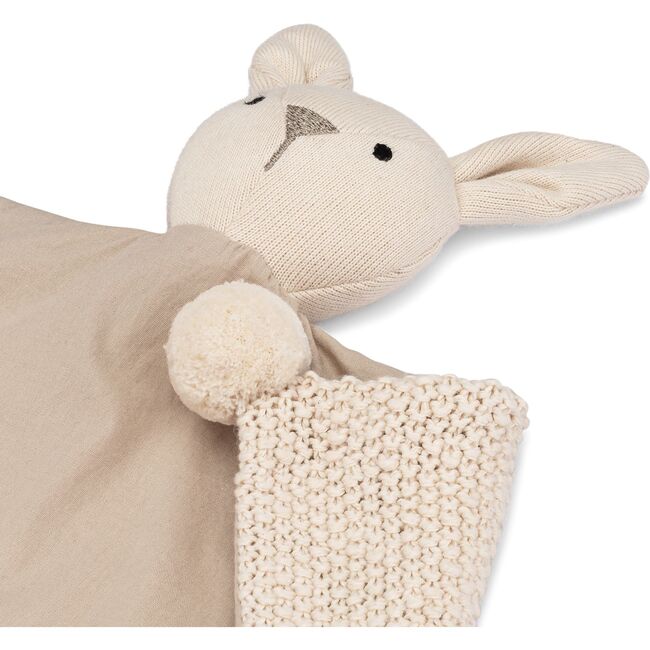Avery Organic Cotton Baby Lovey Blanket (Ollie The Bunny) - Blankets - 3