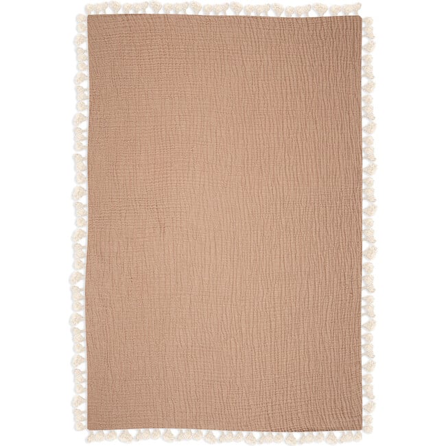 6-Layer Muslin Cotton Baby Blanket (Copper) - Blankets - 3