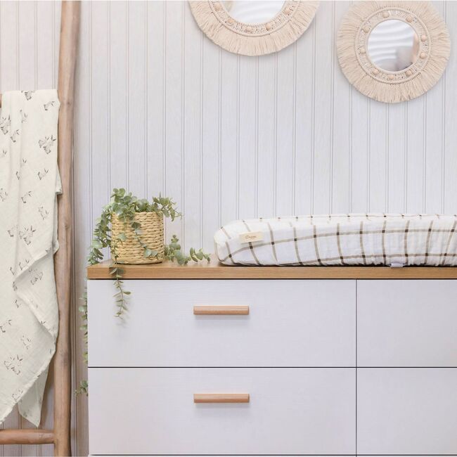 Avery Organic Changing Pad Cover (Checkered) - Changing Pads - 4