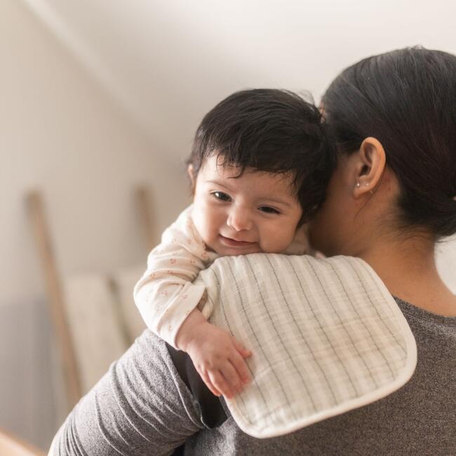 Avery 3-pc. Organic Cotton Newborn Burp Cloth Set (Bunny) - Burp Cloths - 5