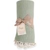 6-Layer Muslin Cotton Baby Blanket (Green Fern) - Blankets - 4
