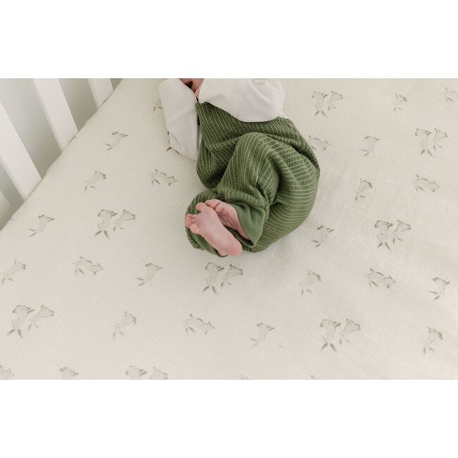 Avery Organic Cotton Fitted Bunny Crib Sheets - Crib Sheets - 6