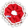 Golden & Silver Sequin Collar W/ White Pom Pom - Pet Costumes - 3 - thumbnail