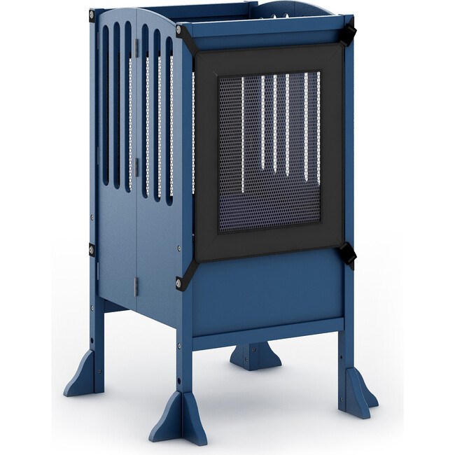 Contemporary Kitchen Helper Stool, Royal Navy - Kitchen Helper - 1