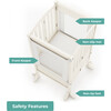 Contemporary Kitchen Helper Stool, Ivory - Kitchen Helper - 3 - thumbnail