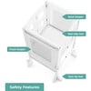 Classic Kitchen Helper Stool, White - Kitchen Helper - 3 - thumbnail