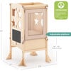 Classic Kitchen Helper Stool, Natural - Kitchen Helper - 6 - thumbnail