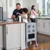 Classic Kitchen Helper Stool, Gray - Kitchen Helper - 7 - thumbnail