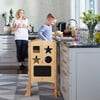 Classic Kitchen Helper Stool, Natural - Kitchen Helper - 8 - thumbnail